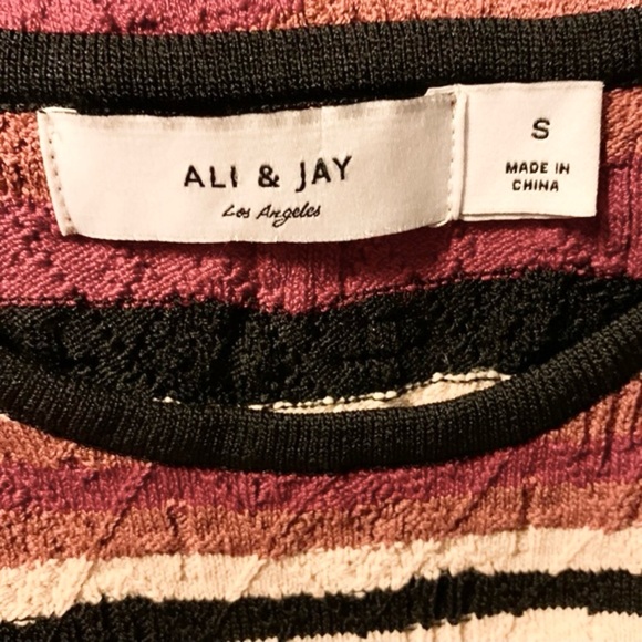 ALI & JAY IT WAS ALL A DREAM STRIPE DRESS SIZE SMALL - Picture 8 of 10
